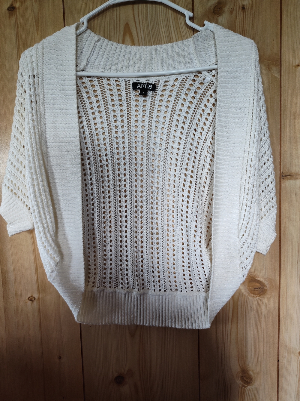 Apt. 9 Open-Weave Short Sleeve Shrug